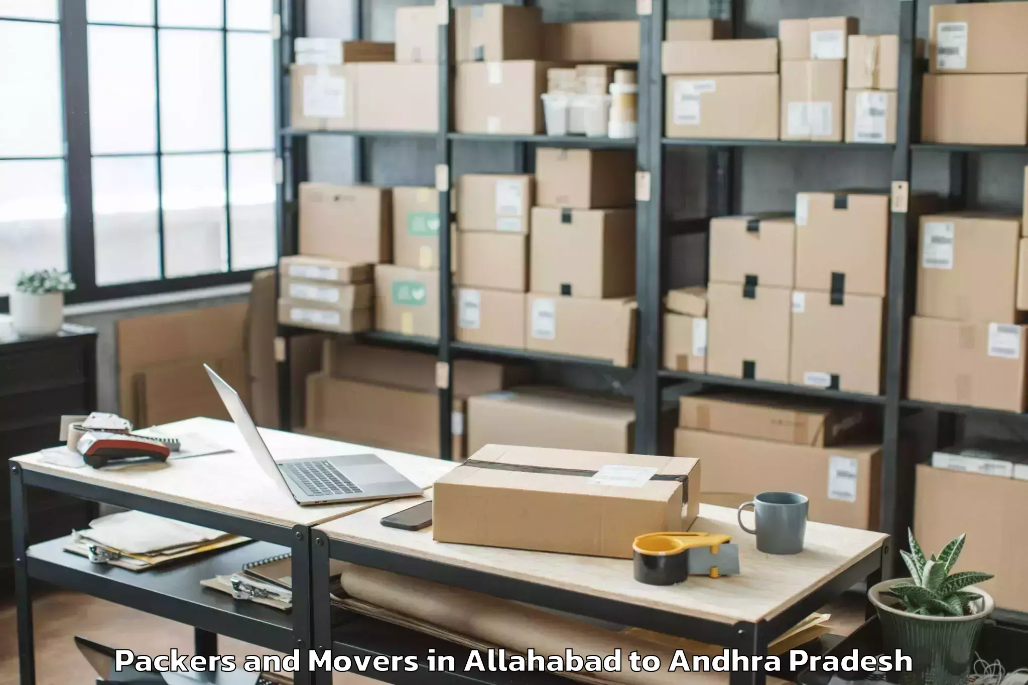 Trusted Allahabad to Samalkot Packers And Movers